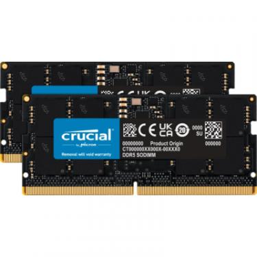 Модуль памяти для ноутбука Micron SoDIMM DDR5 32GB (2x16GB) 5600 MHz Ripjaws Фото