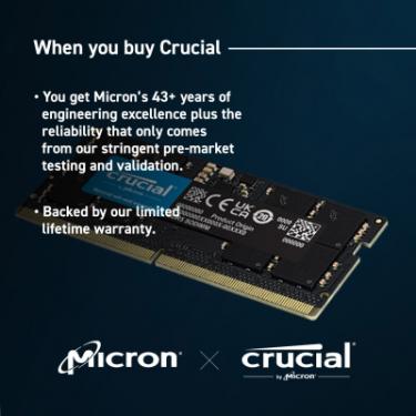 Модуль памяти для ноутбука Micron SoDIMM DDR5 32GB (2x16GB) 5600 MHz Ripjaws Фото 2