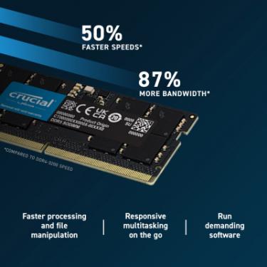 Модуль памяти для ноутбука Micron SoDIMM DDR5 32GB (2x16GB) 5600 MHz Ripjaws Фото 4