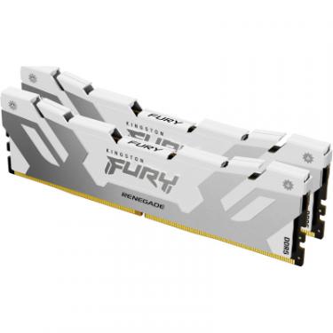 Модуль памяти для компьютера Kingston Fury (ex.HyperX) DDR5 32GB (2x16GB) 6800 MHz Renegade White/Silver Фото 2