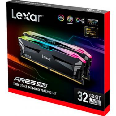 Модуль памяти для компьютера Lexar DDR5 32GB (2x16GB) 6800 MHz Ares RGB Black Фото 4