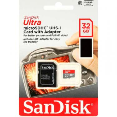 Карта памяти SanDisk 32GB microSDHC class 10 UHS-I A1 Фото 2