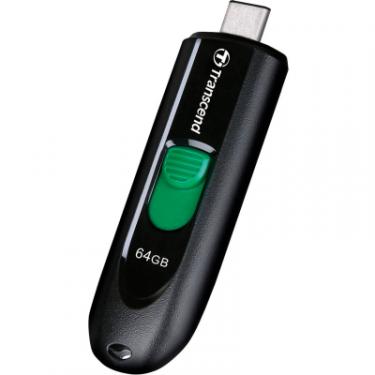 USB флеш накопитель Transcend 64GB JetFlash 790C Black USB 3.1 Type-C Фото 2