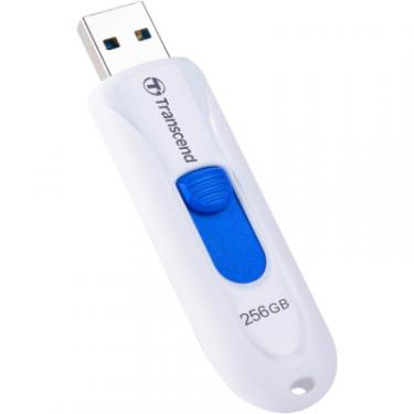 USB флеш накопитель Transcend 256GB JetFlash 790 White USB 3.1 Фото 1