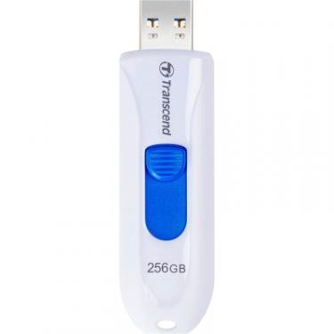 USB флеш накопитель Transcend 256GB JetFlash 790 White USB 3.1 Фото 2