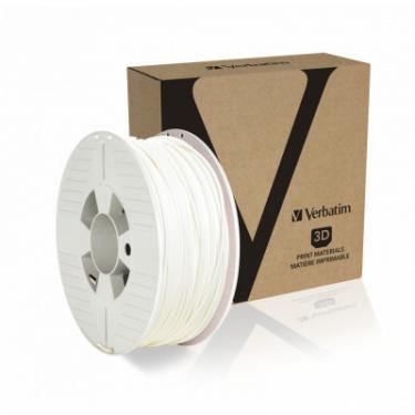 Пластик для 3D-принтера Verbatim ABS 2.85мм white 1kg Фото 1