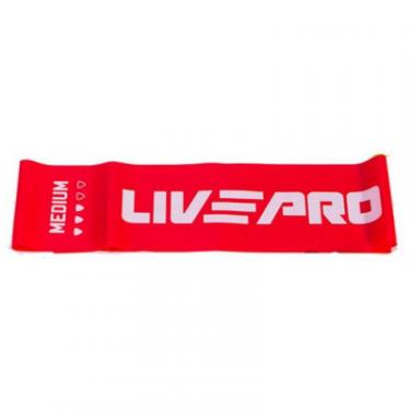 Эспандер LivePro Fitness Band Medium LP8415-M червоний Уні 200х15см Фото