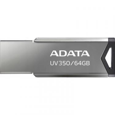 USB флеш накопитель ADATA 64GB UV350 Metallic USB 3.2 Фото 1