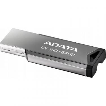 USB флеш накопитель ADATA 64GB UV350 Metallic USB 3.2 Фото 3