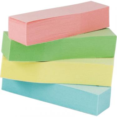 Стикер-закладка Buromax Plastic bookmarks 51x12mm, 4*100шт, rectangles,pas Фото