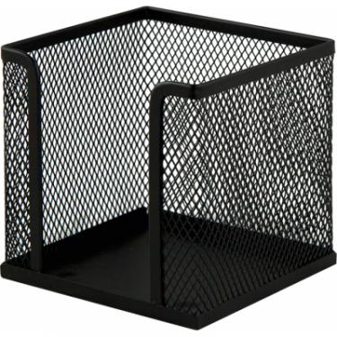 Подставка-куб для писем и бумаг Buromax 10х10х10 см, wire mesh, black Фото