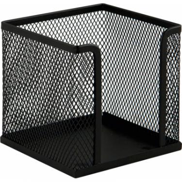 Подставка-куб для писем и бумаг Buromax 10х10х10 см, wire mesh, black Фото 1