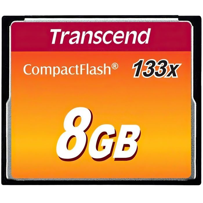 Карта памяти Transcend 8Gb Compact Flash 133x Фото