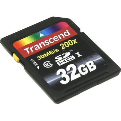 Карта памяти Transcend 32Gb SDHC class 10 Фото