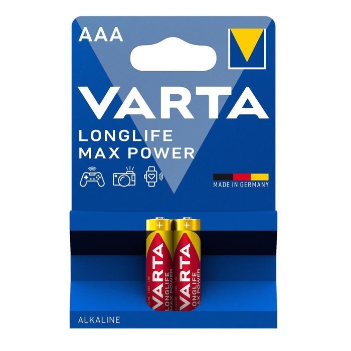 Батарейка Varta AAA Longlife Max Power щелочная * 2 Фото