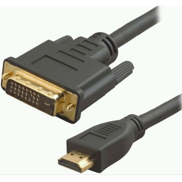 Кабель мультимедийный Atcom HDMI M to DVI M 1.8m 24+1pin Фото