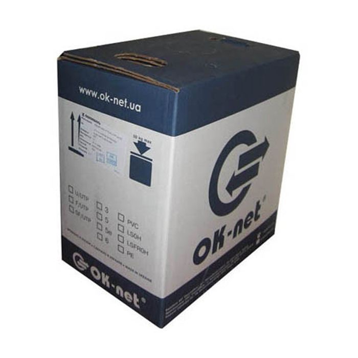 Кабель сетевой OK-Net U/UTP 305м cat.5E-SL patch AWG26 Фото