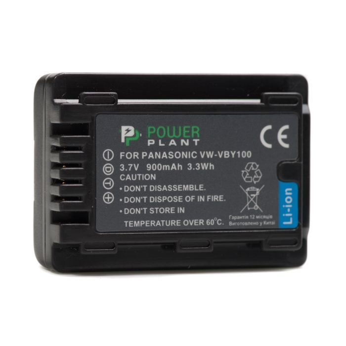 Аккумулятор к фото/видео PowerPlant Panasonic VW-VBY100 Фото
