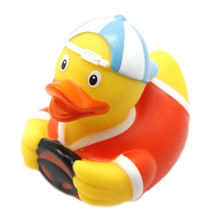 Игрушка для ванной Funny Ducks Автомобилист утка Фото