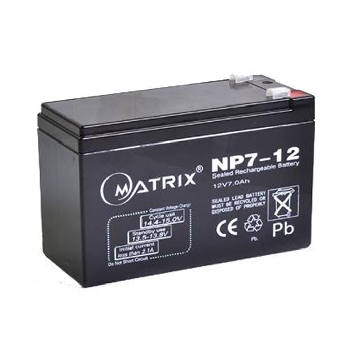 Батарея к ИБП Matrix 12V 7AH Фото