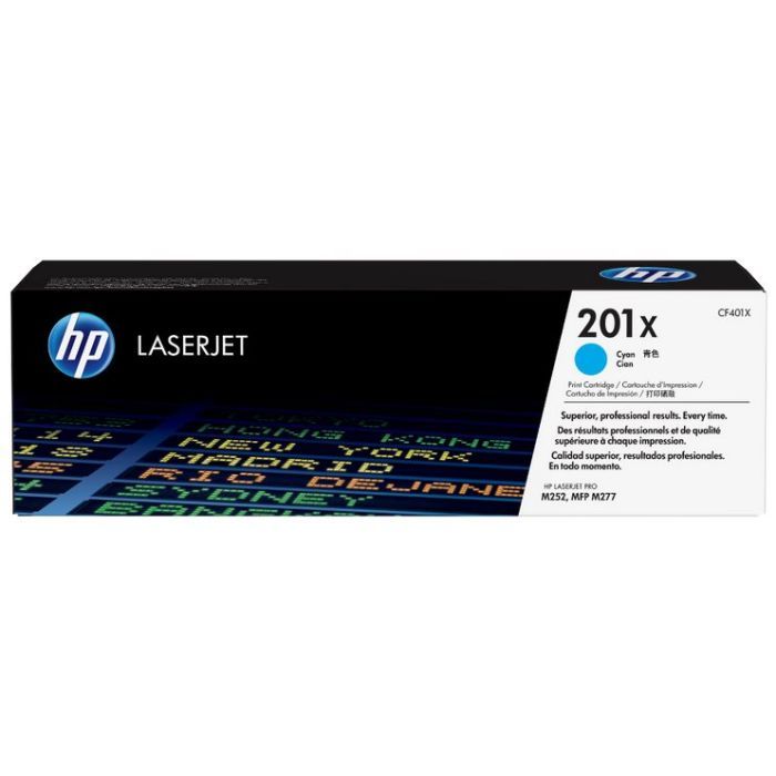 Картридж HP CLJ 201X Cyan Фото