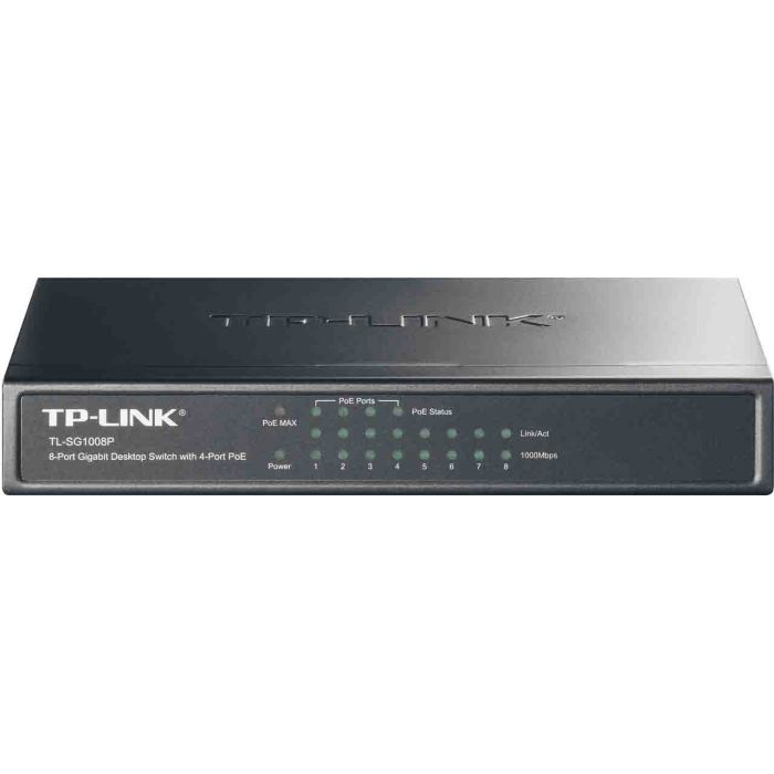 Коммутатор сетевой TP-Link TL-SG1008P Фото