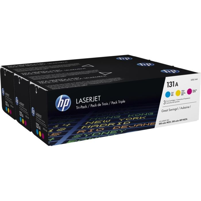 Картридж HP CLJ 131A Tri-Pack (CF211A, CF212A, CF213A) Фото