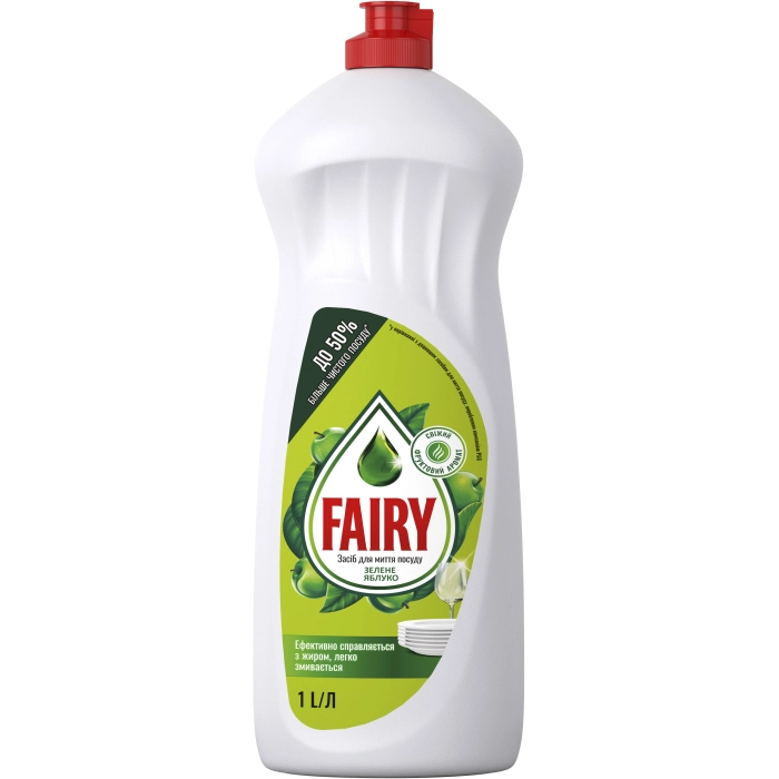 ЗасібдляручногомиттяпосудуFairyЗеленеяблуко1л(5413149314139)