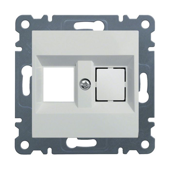 Компьютерная розетка Hager RJ12/RJ45 Lumina-2 Фото