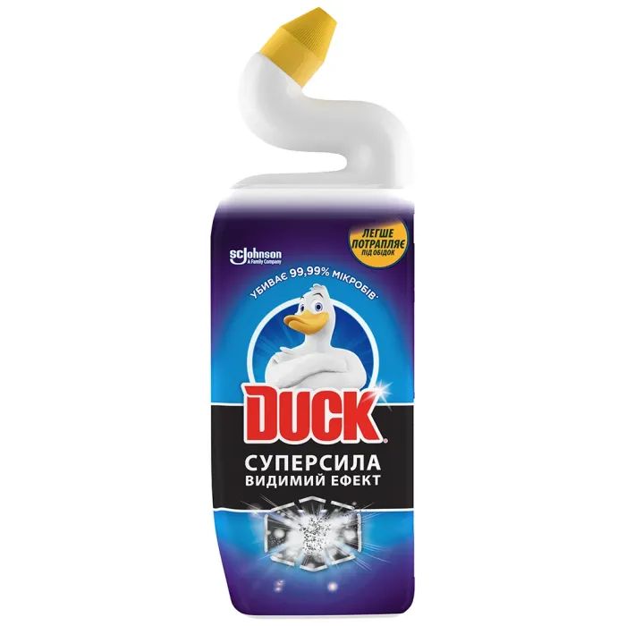 Средство для чистки унитаза Duck Супер сила Видимый эффект 500 мл Фото
