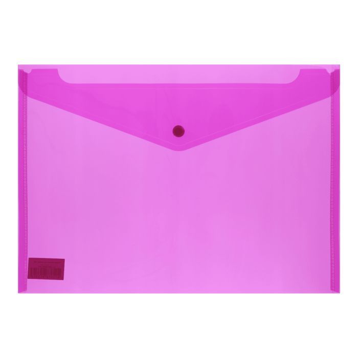 Папка - конверт Buromax А4, with a button, pink Фото