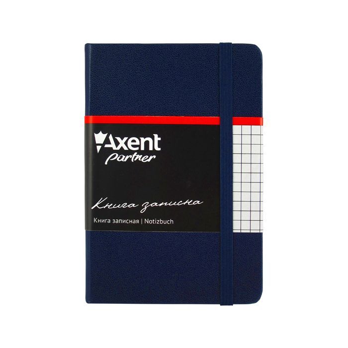 Книга записная Axent Partner, 95*140, 96sheets, square, blue Фото