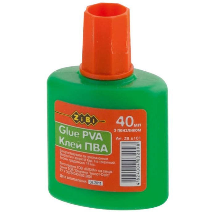Клей ZiBi PVA 40 мл, with a brush Фото