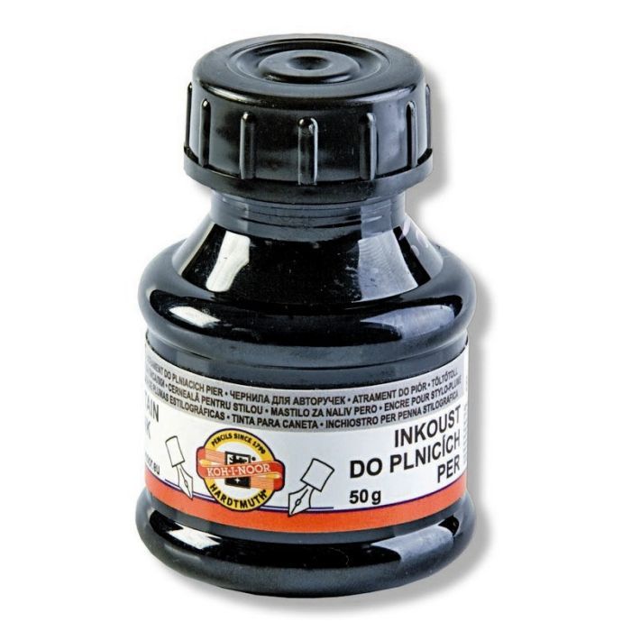 Чернила для перьевых ручек Koh-i-Noor 50 мл., black Фото