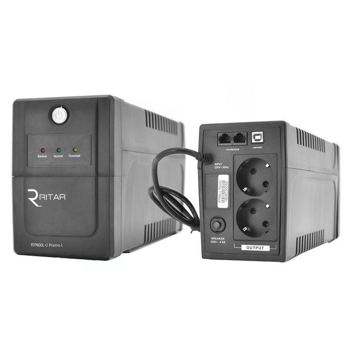 Источник бесперебойного питания Ritar RTP600L-U (360W) Proxima-L Фото