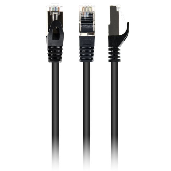 Патч-корд Cablexpert 1м S/FTP Cat 6A CU LSZH black Фото