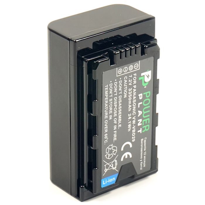 Аккумулятор к фото/видео PowerPlant Panasonic VW-VBD29, 3350mAh Фото