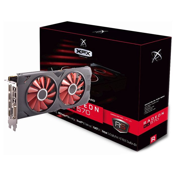 Видеокарта XFX Radeon RX 570 8192Mb XXX Edition Фото