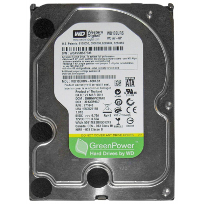 Жесткий диск WD 3.5" 1TB Фото