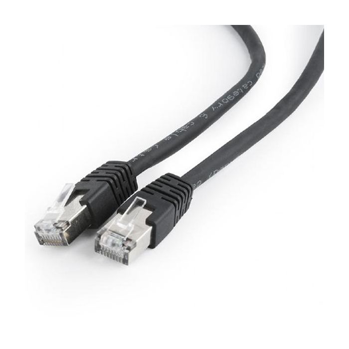 Патч-корд Cablexpert 0.5м FTP, Cat 6, черный Фото