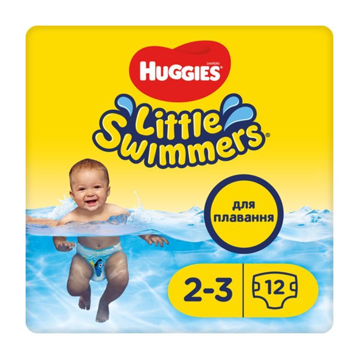 Подгузники Huggies Little Swimmer 2-3 12 шт Фото