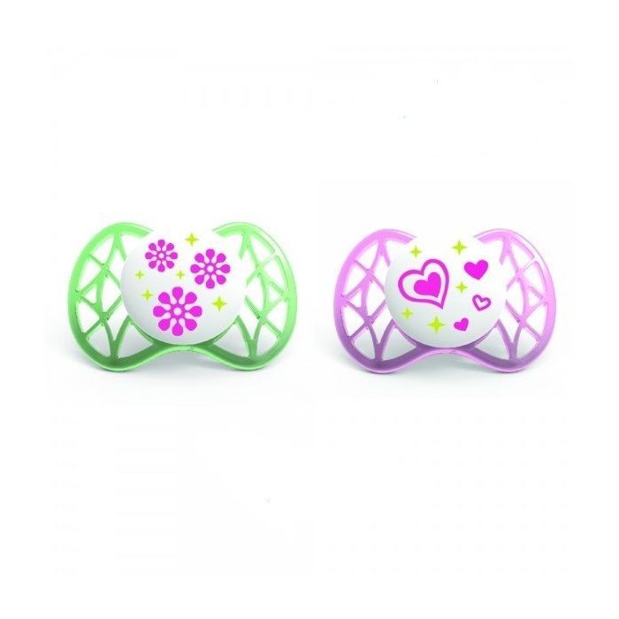 Пустышка Nuvita Air 0м+ 2шт. для девочки Фото