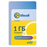 Карточка пополнения счета lifecell 1Gb Інтернет S Фото