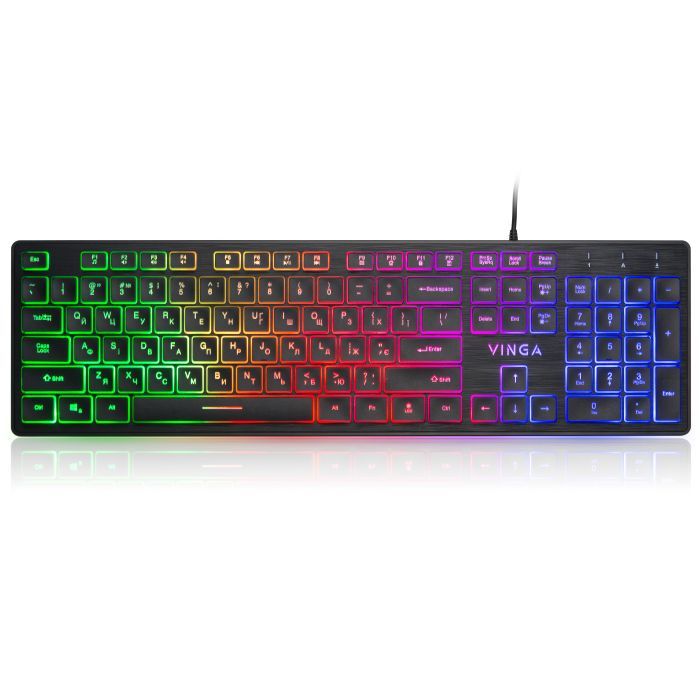 Клавиатура Vinga KB410 black Фото