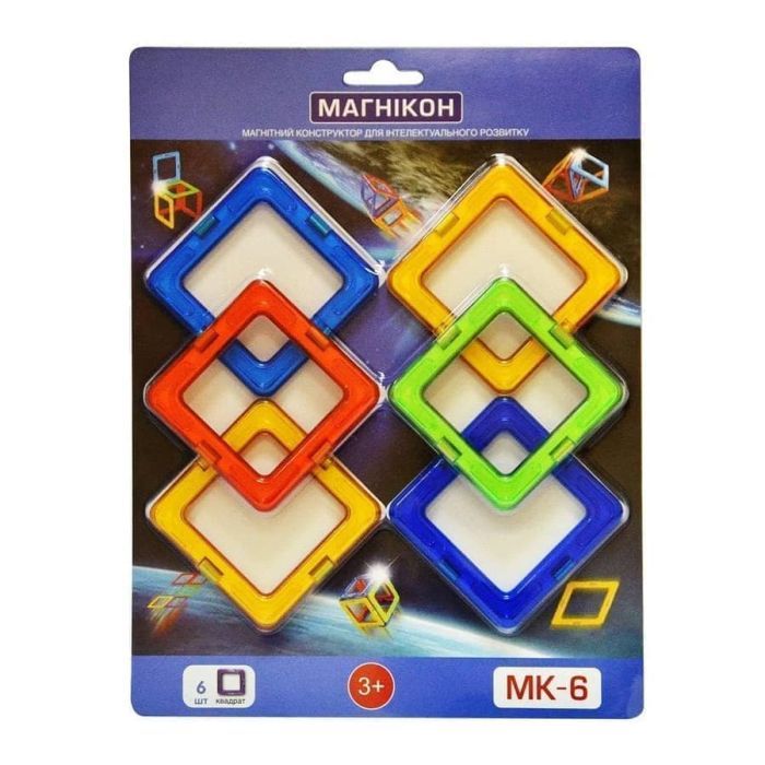 Конструктор Магнікон 6 деталей Фото