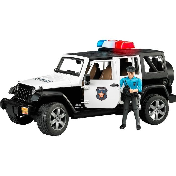 Спецтехника Bruder Джип Wrangler Unlimited Rubicon Police + фигурка Фото