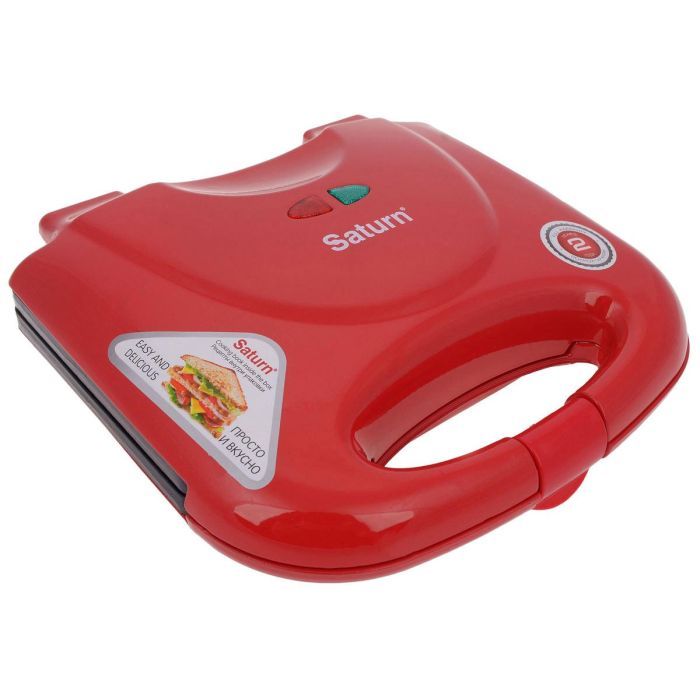 Сэндвичница Saturn ST-EC1082 Red Фото