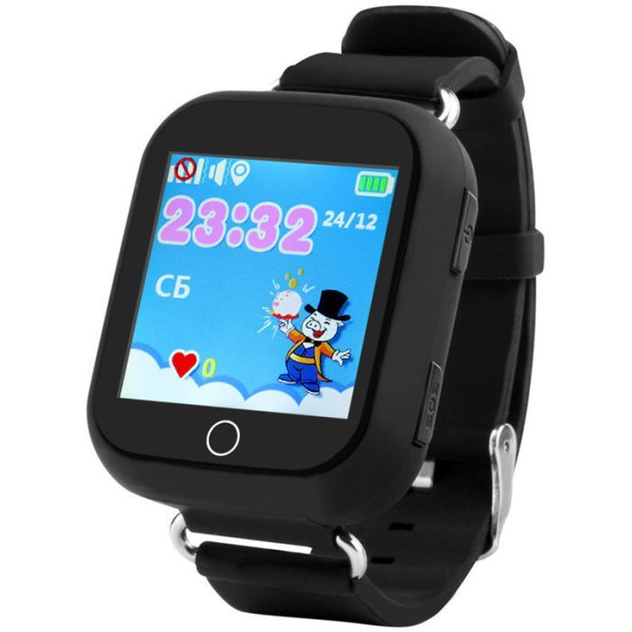 Смарт-часы UWatch Q100s Kid smart watch Black Фото