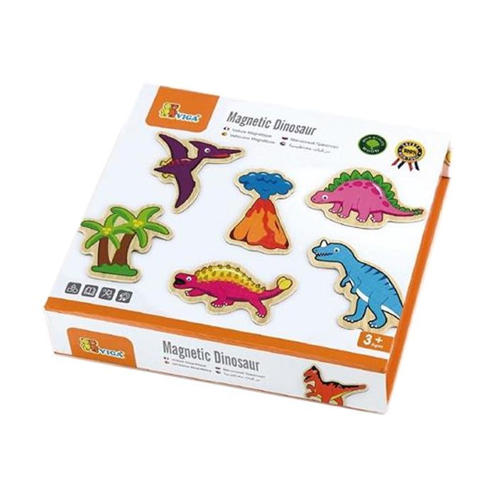 Развивающая игрушка Viga Toys Динозаври 20 шт магнітні фігурки Фото