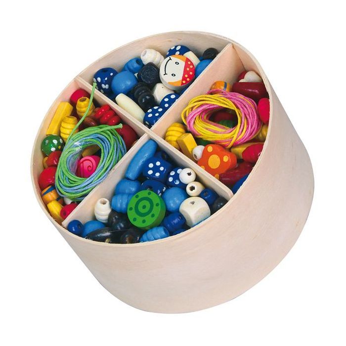 Набор для творчества Viga Toys Деревянные бусинки Фото